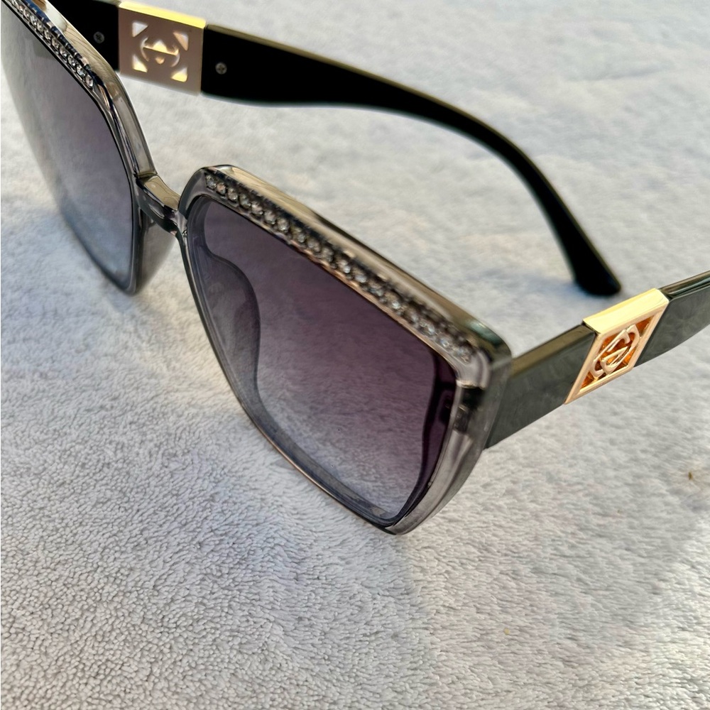 Fashion Square Shield Sunglasses Luxury Brand Designer Vintage Sun Glasses UV400